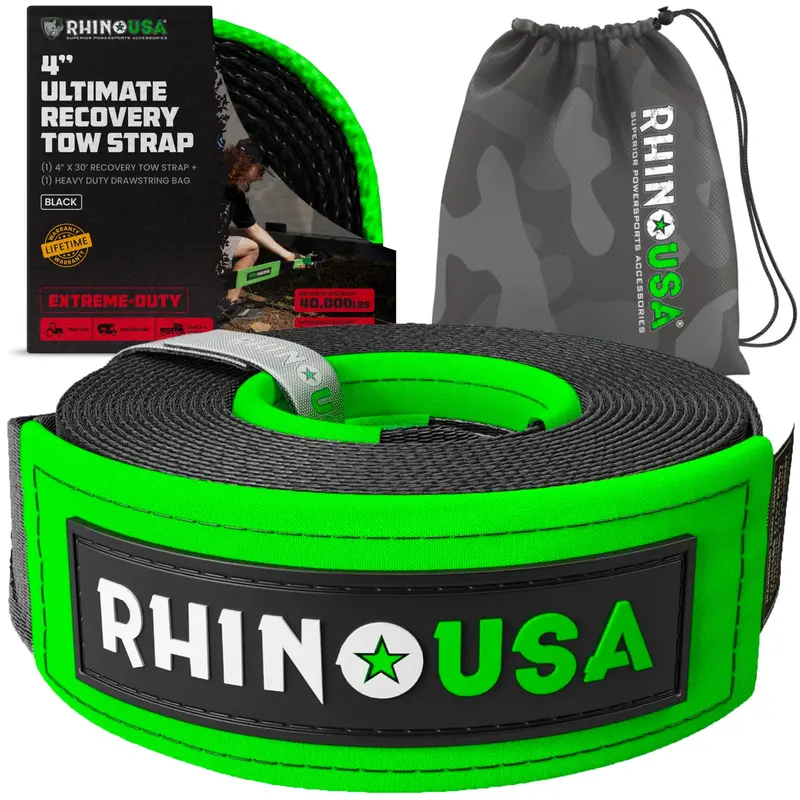 4" X 30' Ultimate Recovery Tow Strap 1