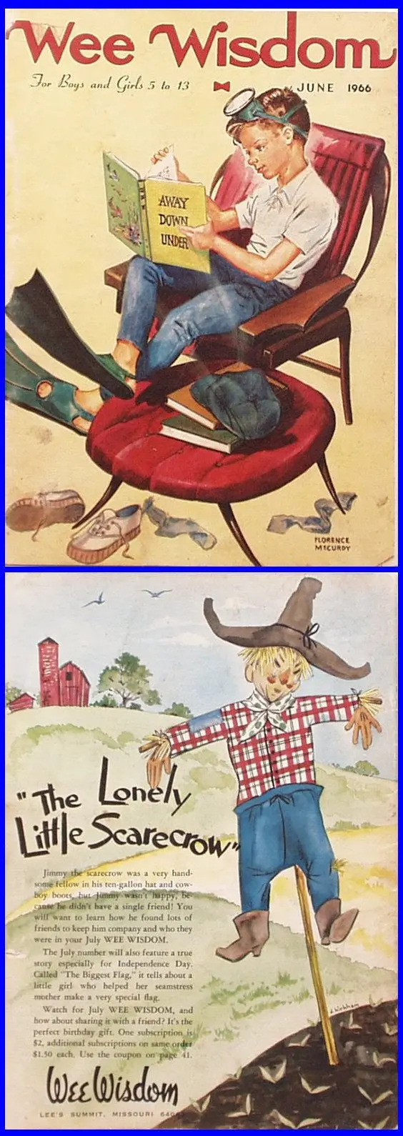 44 Page Wee Wisdom Book : Boys & Girls 1966 1
