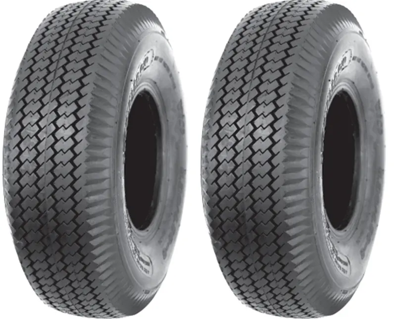 5.30/4.50-6 4 Air Loc  Sawtooth Tire  4 Ply Rated Tubeless Sawtooth Rib Tires (Set Of 2) 1