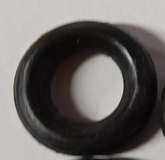 5/8" X 3/16"  Toy Tire Barclay Dinky Id 2/8" Black 1