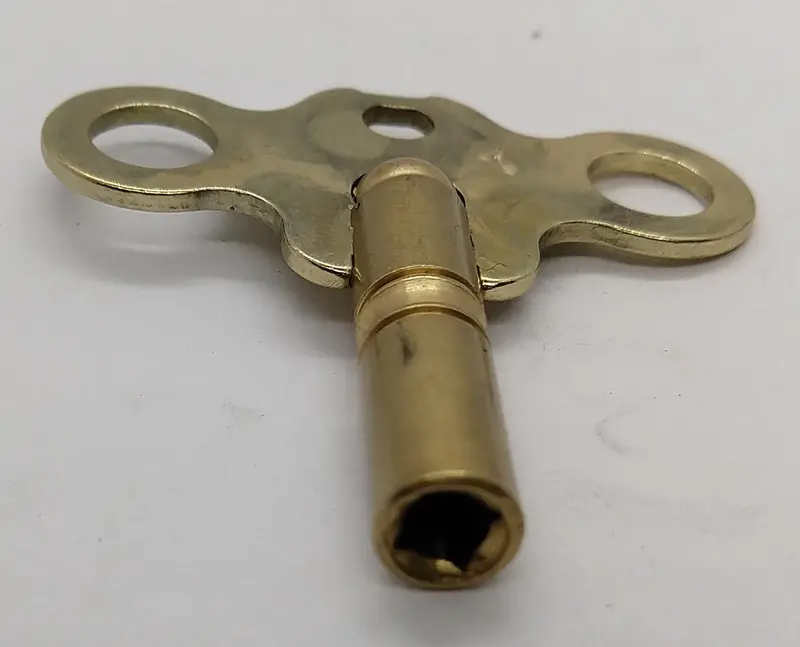 #5 Brass Toy Windup Key 3/16"  Hole. (Measures 4Mm) 1