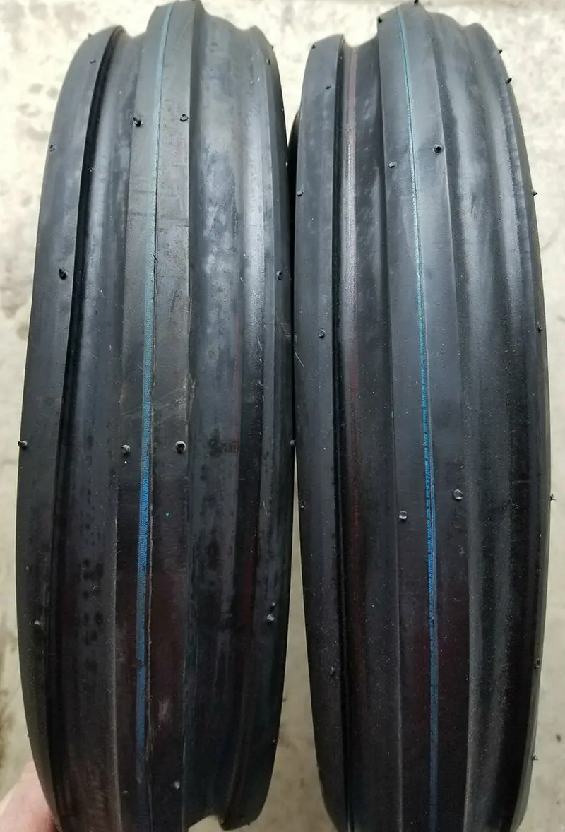 6.00-16 Major Brand Tri Rib (3 Rib) F-2  6 Ply Rated Tubeless Tires (Set Of 2) 1