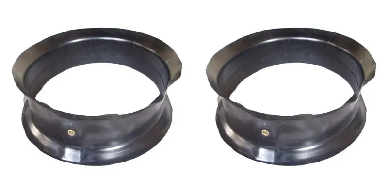 6.90-9 6.90R9 Major Brand Heavy Duty Industrial  Fork Lift  On Center Tire Flap (Set Of 2) 1