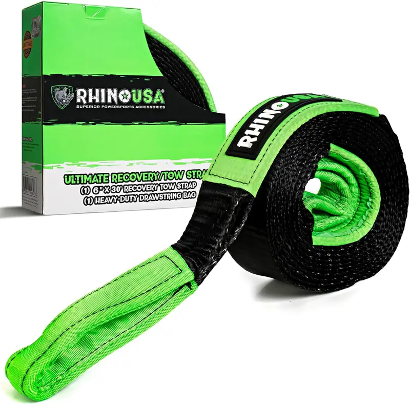 6" X 30' Ultimate Recovery Tow Strap 1