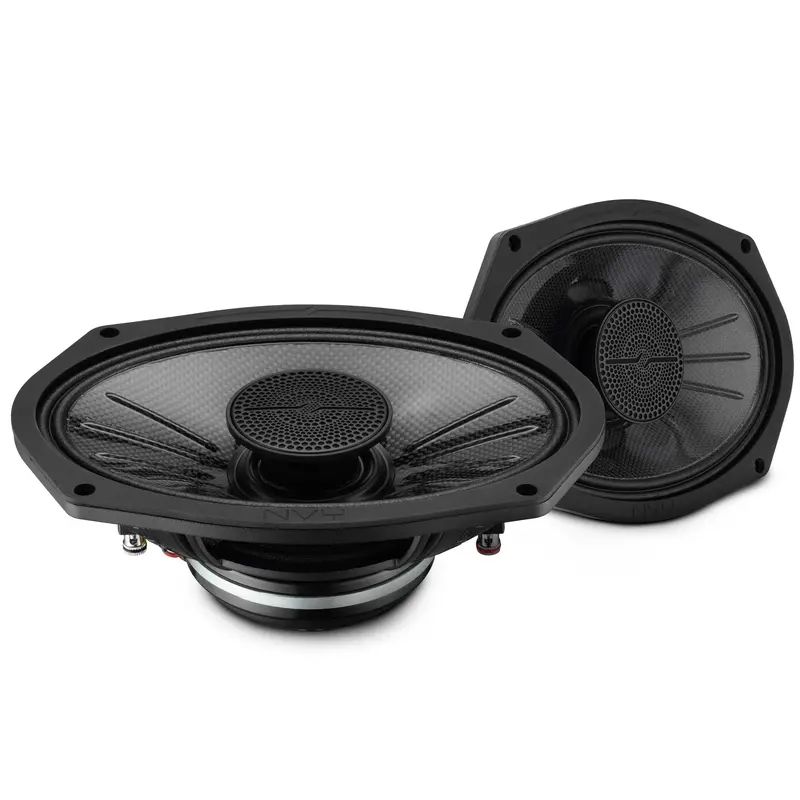 6X9” Slim Hybrid Loudspeakers With Compression Driver, Carbon Fiber Cone And Neodymium Magnet | 250W Rms 2-Ohm 1