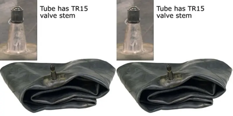 7.00R16 7.50R16 215/75R16 215/85R16 235/75R16 235/85R16 245/75R16 245/85R16 Major Multi Size Heavy Duty Tire Inner Tubes With Tr15 Short Fat Rubber Valve Stem Radial/Bias (Set Of 2) 1