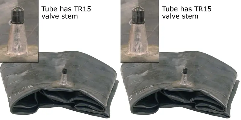 7.50-20  8.25-20 Air Loc Bias Farm Tractor Implement Tire Inner Tube Tr 15 Rubber Valve (Set Of 2) 1