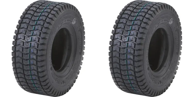 9X3.50-4  Air Loc  4 Ply Rated  Tubeless Turf Tires Garden Tractor Lawn Mower (Set Of 2) 1
