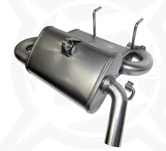 Aa Dual Suppressor Slip-On Exhaust For 2024-Up Polaris Ranger Xd 1500 1