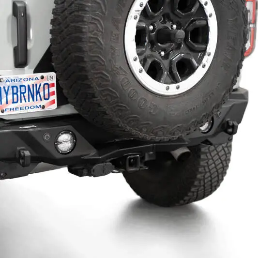 Addictive Desert Designs Krawler Rear Bumper With Light Mounts And Reinforced Recovery Points | 2021+ Ford Bronco 1