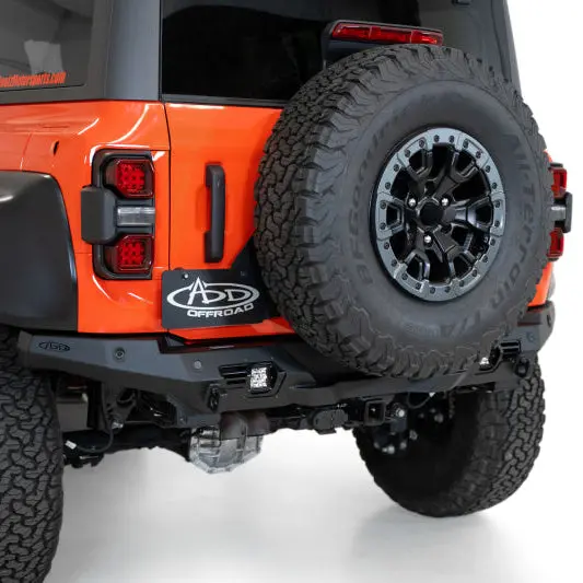 Addictive Desert Designs Raptor Bomber Rear Bumper With Cube Light Mounts | 2022+ Ford Bronco Raptor 1