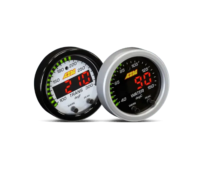 Aem X-Series 300F/150C Water/Trans/Oil Temperature Gauge (30-0302) 1