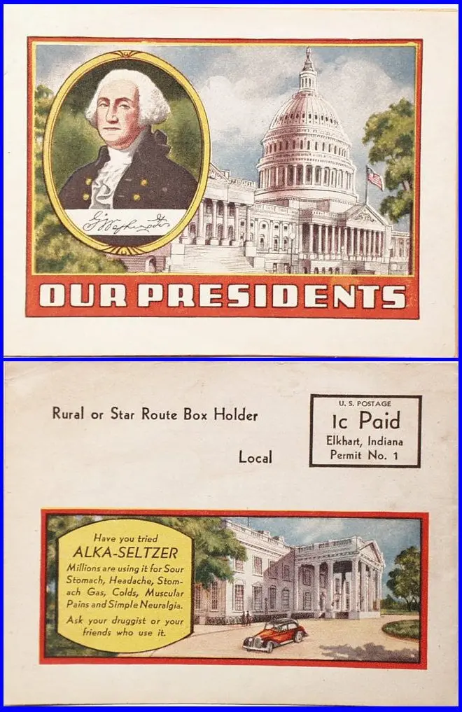 Alka-Seltzer Premium Our Presidents Booklet 1
