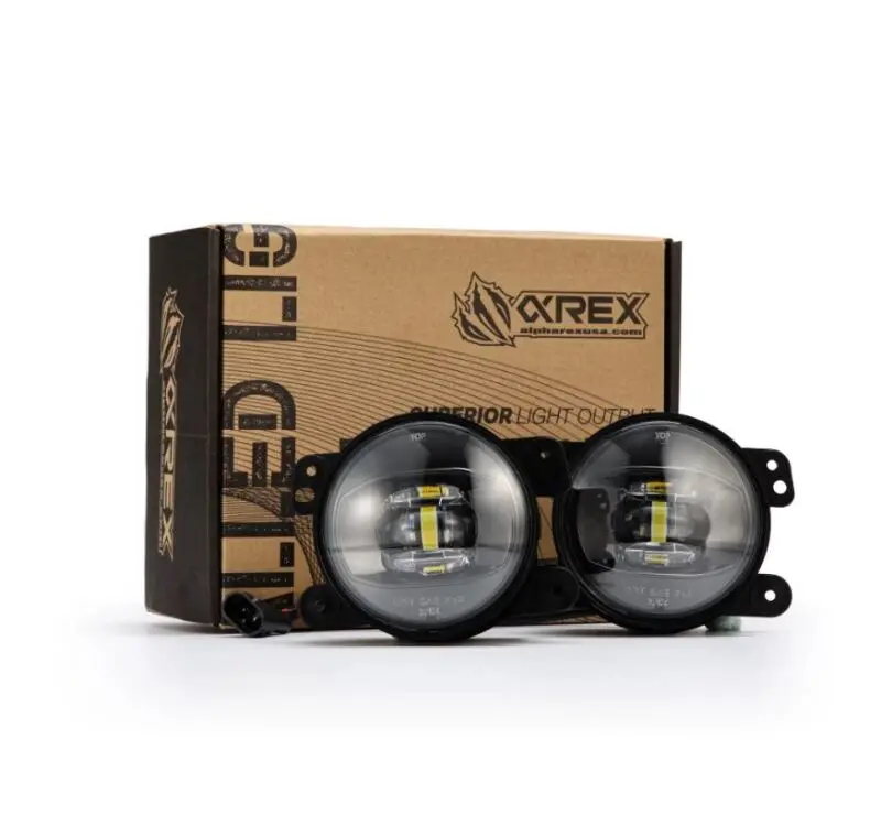 Alpharex Doubletap Dual Color Led Projector Fog Lights White And Amber | '18-Current Jl Wrangler / '20-Current Jt Gladiator 1