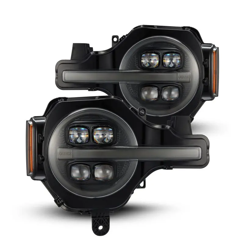 Alpharex Nova-Series Led Projector Headlights Alpha-Black | '21- Current Ford Bronco 1