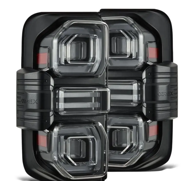 Alpharex Nova-Series Prismatic Led Tail Lights Black | '21- Current Ford Bronco 1