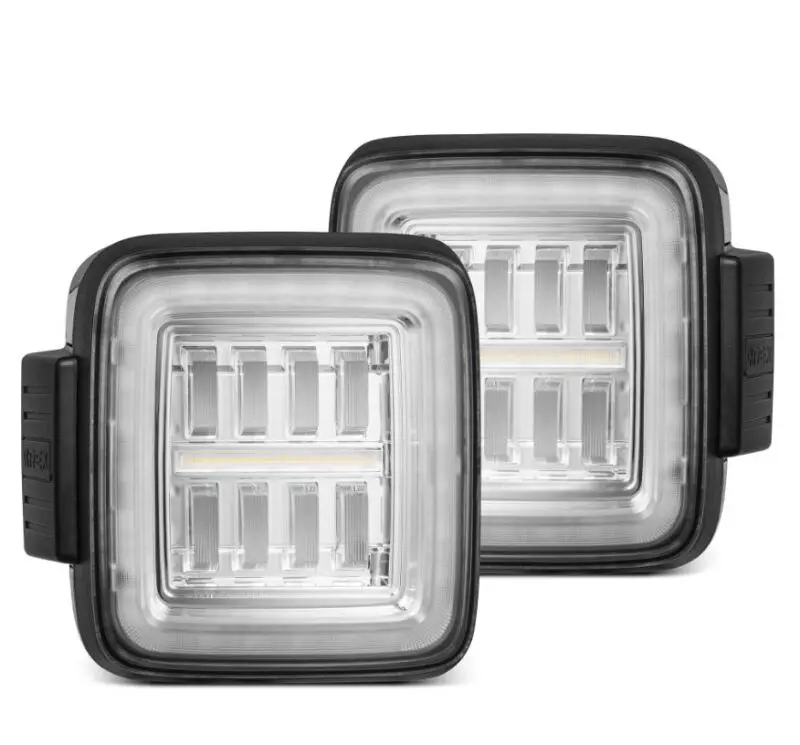 Alpharex Nova-Series Prismatic Led Tail Lights Clear | '18-Current Jl Wrangler / '20-Current Jt Gladiator 1