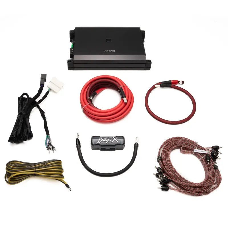 Alpine A55 Complete Plug & Play 5-Channel Amplifier Bundle | '07- '18 Jk Wrangler 1