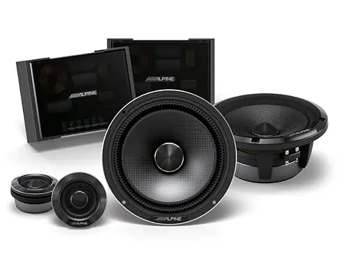 Alpine Hdz-65C Status Hi-Res 6.5” 2-Way Component Speaker Set 1