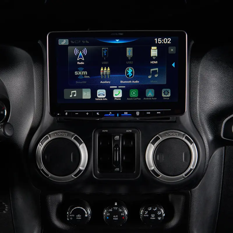 Alpine Ilx-F509 Plug And Play Bundle | '07-'18 Jeep Jk Wranglers 1
