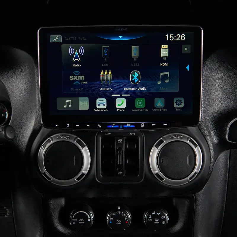 Alpine Ilx-F511 Plug And Play Bundle | '07-'18 Jeep Jk Wranglers 1