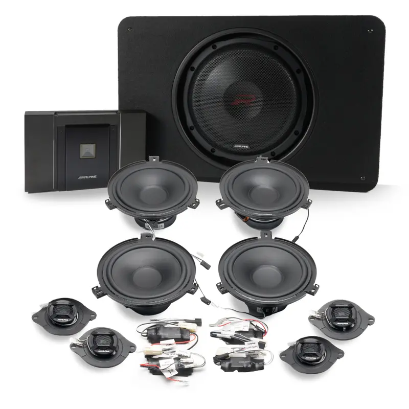 Alpine Plug And Play Full System R-Series 5-Channel, Speakers, Sub Bundle | '07- '18 Jeep Jk Wrangler 1