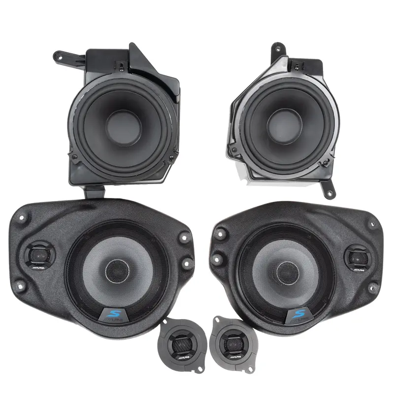 Alpine Plug & Play Full Speaker S65 Upgrade Bundle   | '18-'23 Jl Wrangler/ '20-'23 Jt Gladiator 1