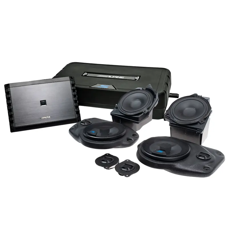 Alpine Plug & Play Full System 5-Channel, 8-Speakers, Sub Bundle  | '18- '23 Jl Wrangler/ '20- '23 Jt Gladiator 1
