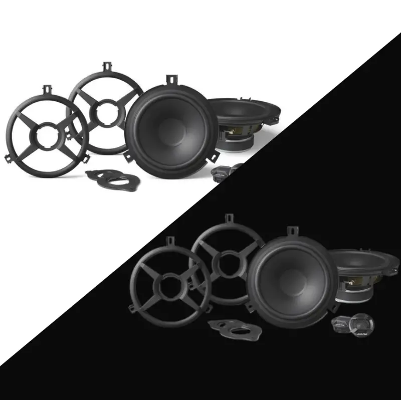 Alpine Plug & Play Spv-65X-Wra Full Speaker System Bundle | '07-'18 Jk Wrangler 1