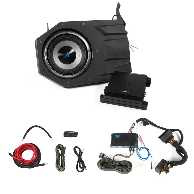 Alpine Plug & Play Sub & Mono S-Series Amp Bundle | '18-'23 Jl Wrangler 1
