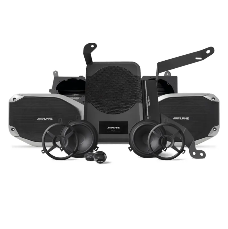 Alpine Pss-24Wra Complete Sound System Upgrade | '18-'23 Jl Wrangler/ '20-'23 Jt Gladiator 1