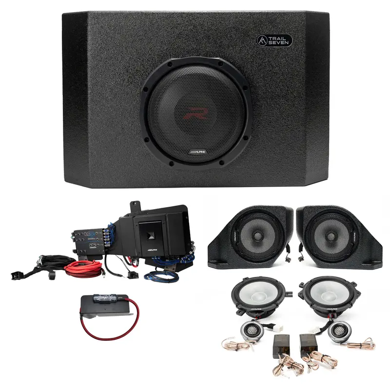 Alpine R- Series Plug & Play Full System Bundle 2 & 4-Door (Non-B&O System) | '21- Current Ford Bronco 1
