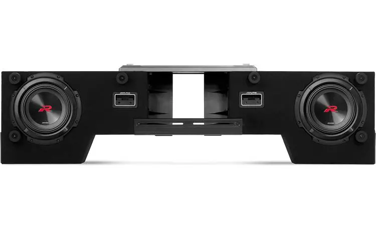 Alpine R2-Db8v-Trk Dual 8” Halo R-Series Preloaded Truck Subwoofer Enclosure With Prolink™ 1