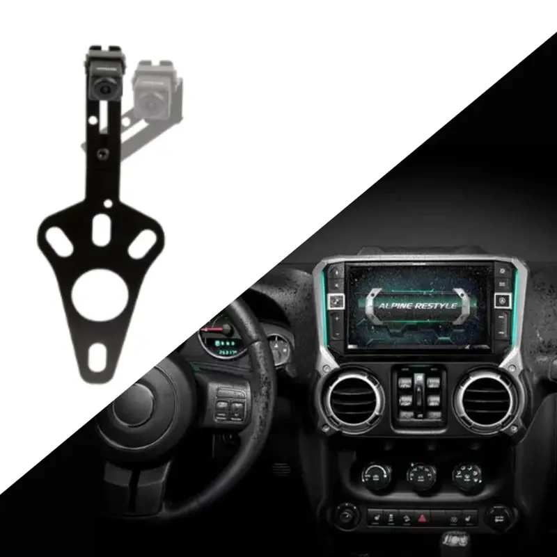 Alpine Restyle I509-Wra-Jk 9" And Alpine Hce-Rcam Backup Camera Bundle | '11-'18 Jeep Jk Wranglers 1