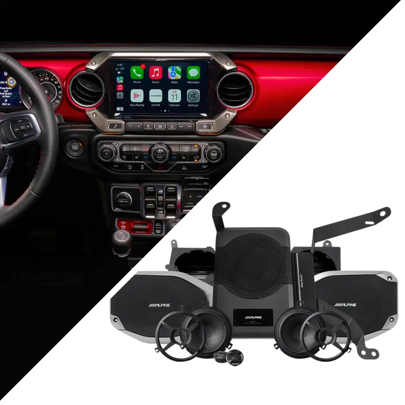 Alpine Restyle I509-Wra-Jl 9" And Pss-24Wra Bundle | '18-'23 Jeep Wrangler/ '20-'23 Jeep Gladiator 1