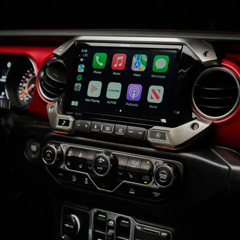 Alpine Restyle I509-Wra-Jl 9" Multimedia Receiver  I '18-'23 Jeep Jl Wranglers/ '20-'23 Jeep Jt Gladiators 1