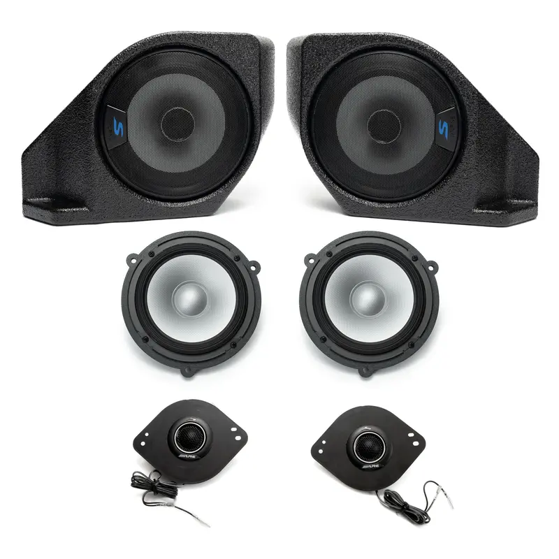 Alpine S Component Complete Plug & Play Speaker Bundle Upgrade | '21- Current Ford Bronco 1