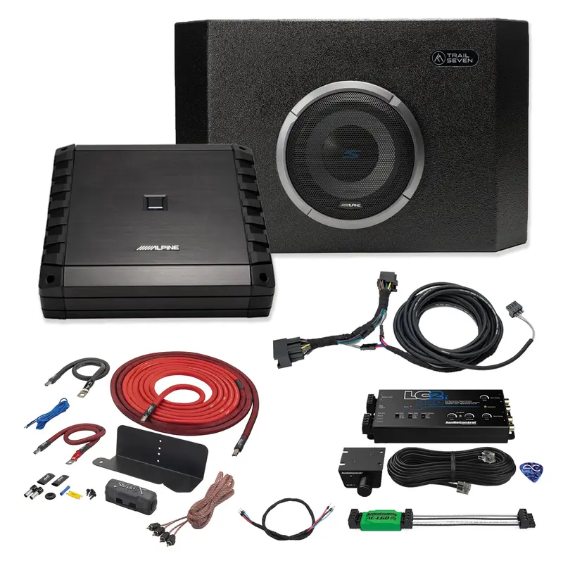 Alpine S Series Plug & Play 12" Tailgate Subwoofer W/ Mono Amp Bundle (Non B&O) | '21- Current Ford Bronco 1