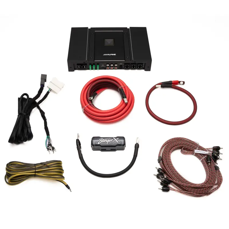 Alpine V90 Complete Plug & Play 5-Channel Amplifier Bundle | '07- '18 Jk Wrangler 1