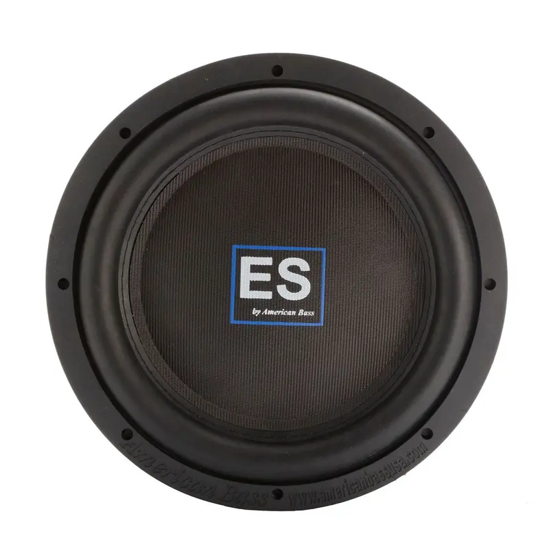 American Bass Es-1244 12" 800W Rms Shallow Subwoofer Dvc 4-Ohm 1