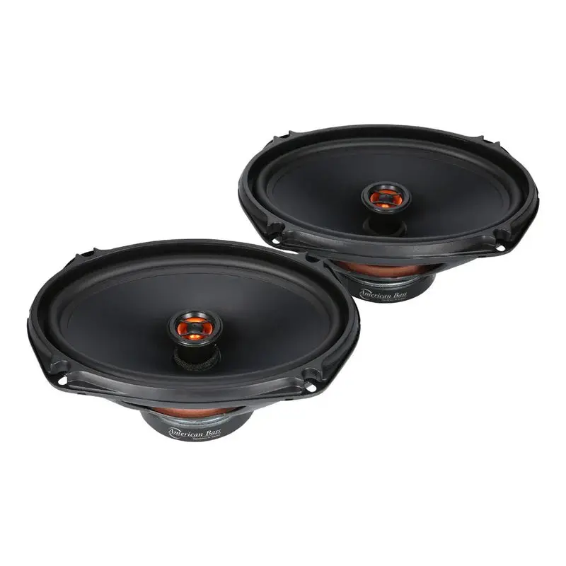 American Bass Studio6.9 6X9" 100W Full Range Coaxial Speakers 4-Ohm (Pair) 1