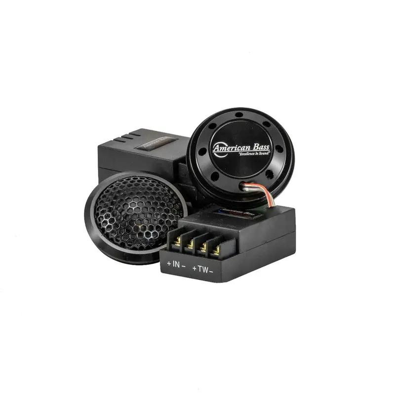 American Bass Symphony2.5 28Mm 75W Aluminum Tweeters With Crossovers (Pair) 1
