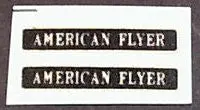 American Flyer O Ga Train Decal 1