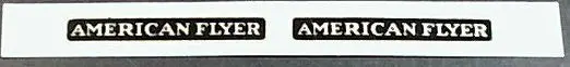 American Flyer Standard Ga Train Decal 1