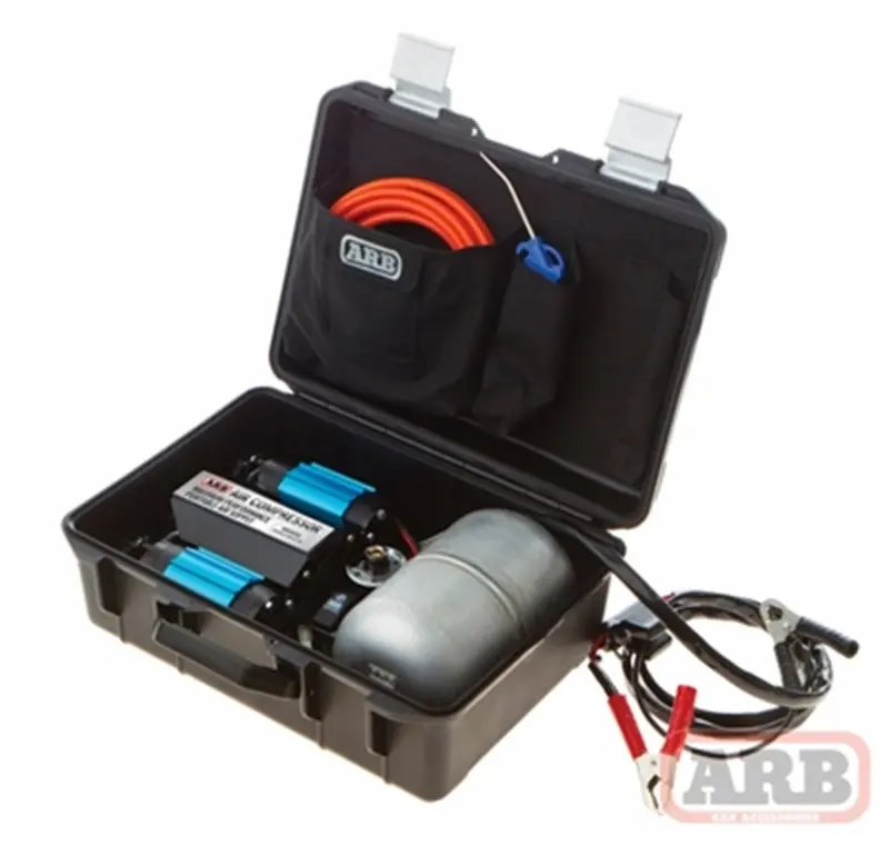 Arb Ckmtp12 Twin Portable 12V Air Compressor * High-Performance Compact Inflator With Carry Case And 20 Ft Air Hose 1
