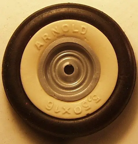Arnold Vintage Toy Wheel : Tire Rubber White Wall 1-3/8" Od  Choose Options. 1