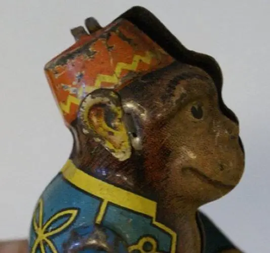 Arnold Windup Boby Monkey On Bike 1