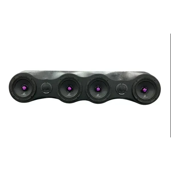 Audio Xtreme Code Speaker Rack Combo (4) Ac-Zr06 6.5" (1 Pair) Ac-25X 1