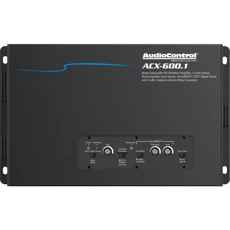 Audiocontrol Acx-600.1 600W Rms Monoblock Marine Amplifier 1