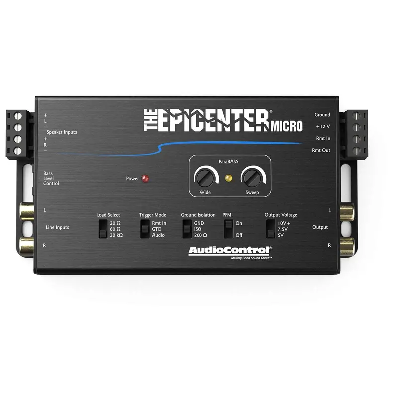 Audiocontrol Epicenter Micro Bass Restoration Processor With Remote Bass Level Control 1